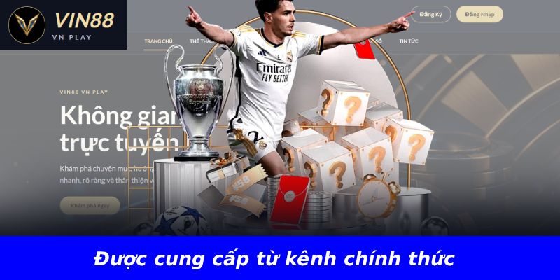 Được cung cấp từ kênh chính thức