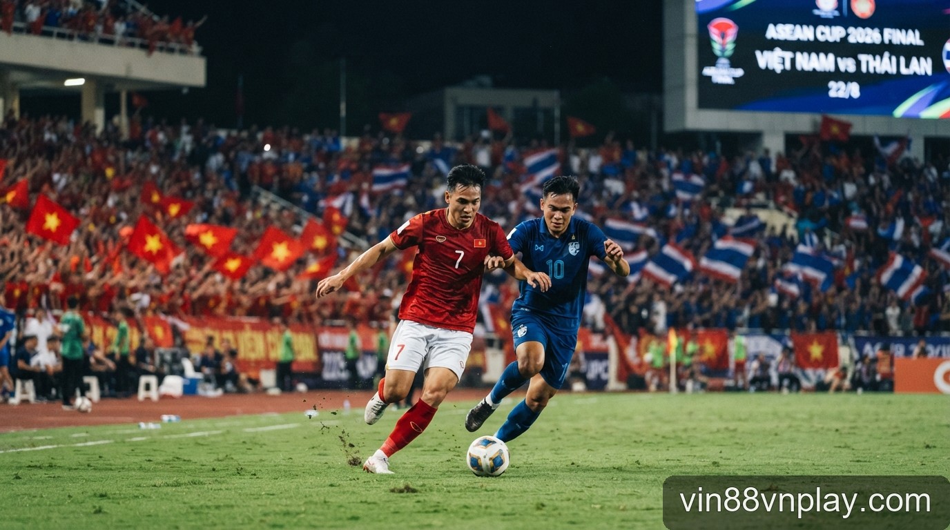 Soi kèo chung kết ASEAN Cup 2026: Việt Nam đối đầu Thái Lan - Cơ hội vàng cho người hâm mộ